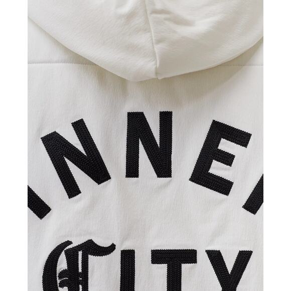 Honor The Gift Men's Chainstitch Embroidered Inner City Insulated Puff Hoodie - Picture 5 of 6